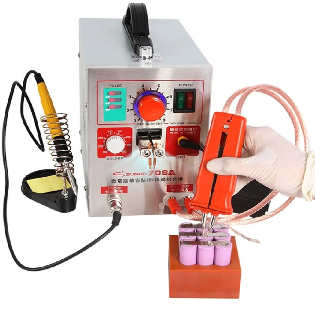 Sunkko 709A 1 Sunkko 709A spot welder for lithium battery pack welding