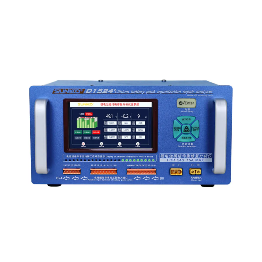 Sunkko D1524+ 6 Sunkko D1524+ lithium battery charger for battery pack charging