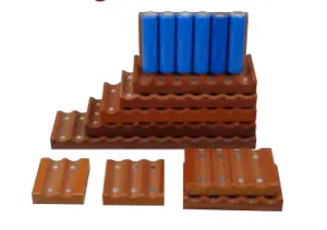Lithium Battery Single 7 Lithium Battery Single Holder for 18650 Battery Pack Assembly