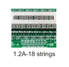 SUNKKO 1.2A-18S lithium battery BMS for 18S 18650 battery pack protection board