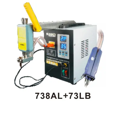 Sunkko 73LB battery spot welder with digital controls for lithium battery pack and nickel strip welding