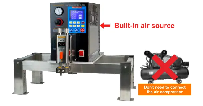 sunkko a310+battery spot welder with digital display and foot pedal for 18650 lithium battery pack welding